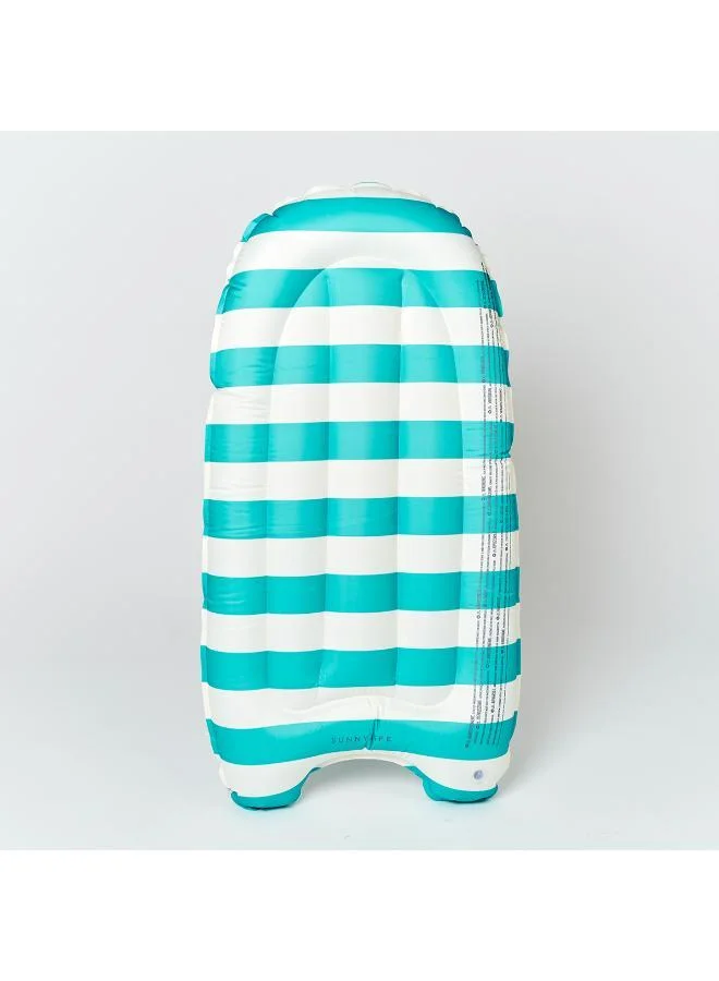 ساني لايف حصيرة ركوب الأمواج للأطفال الخوخ الأخضر مخطط